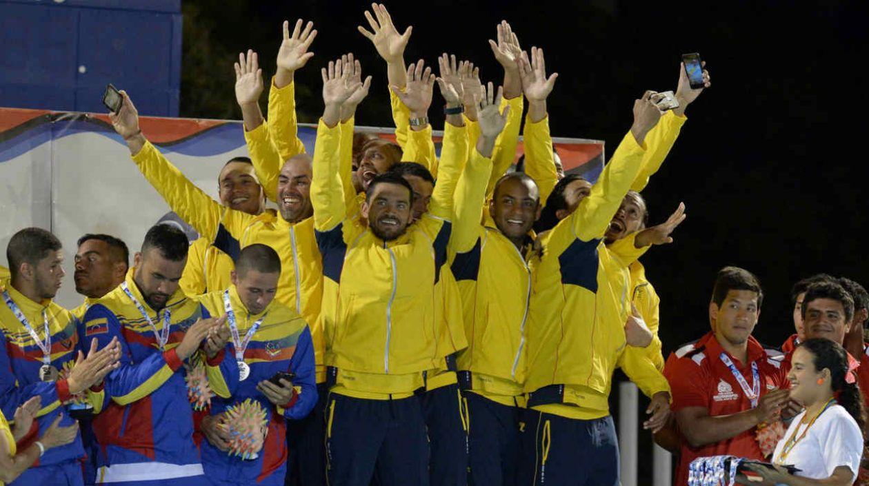 Equipo de Polo Acuático de Colombia. 