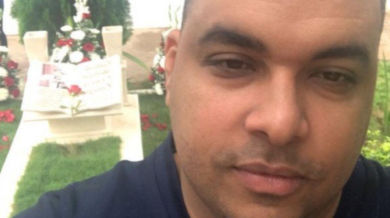 El acordeonero Rolando Ochoa.