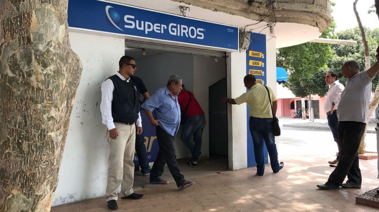 Una de las sedes de Supergiros en Barranquilla.
