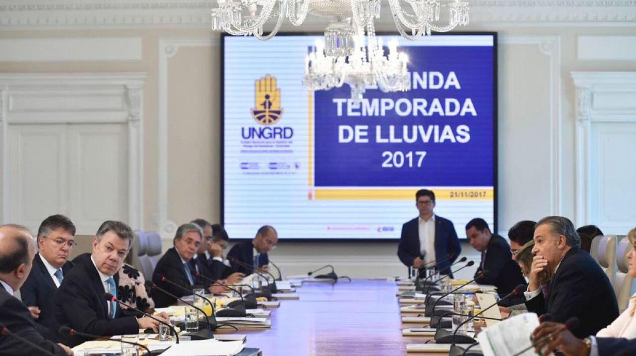 El Director de la Unidad de Gestión del Riesgo, Carlos Iván Márquez, entregó un informe de las emergencias ocasionadas por la temporada de lluvias.