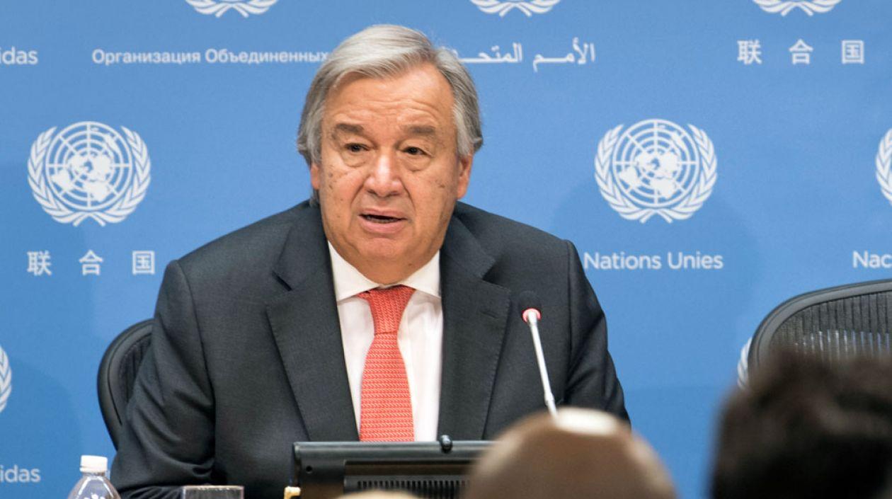 António Guterres, secretario general de la ONU.