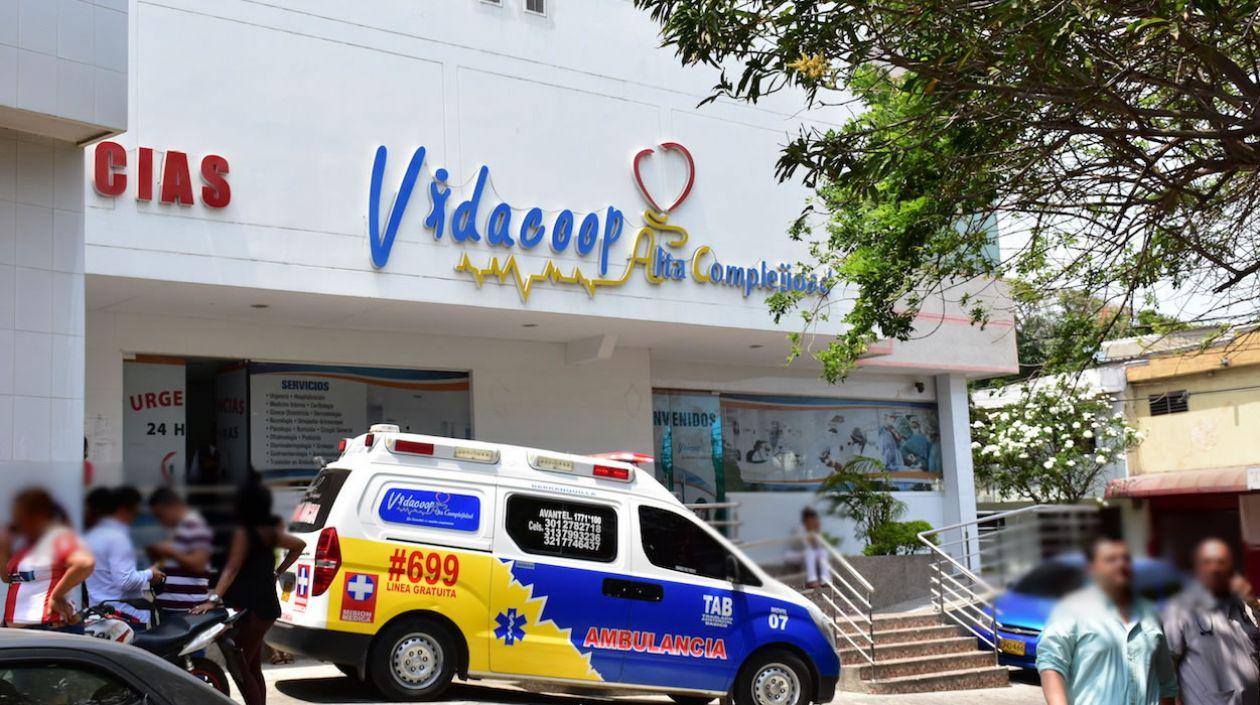 Clínica Vidacoop, en Barranquilla.