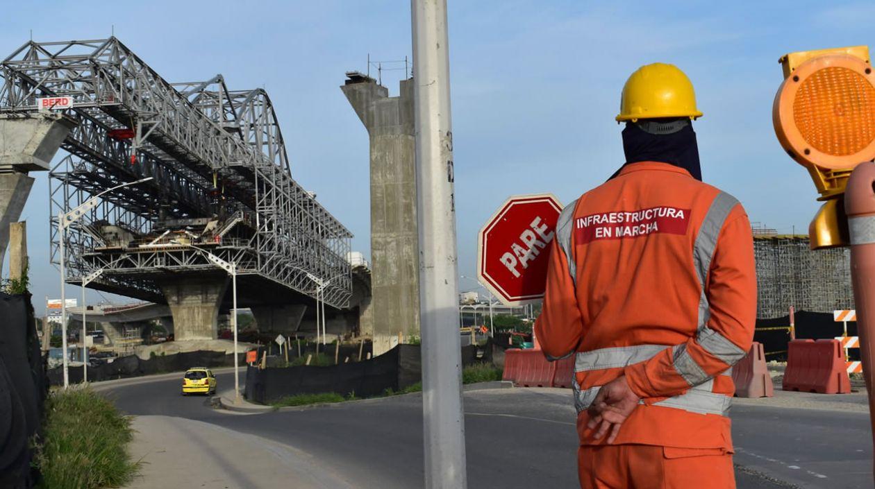 Obras del Puente Pumarejo.