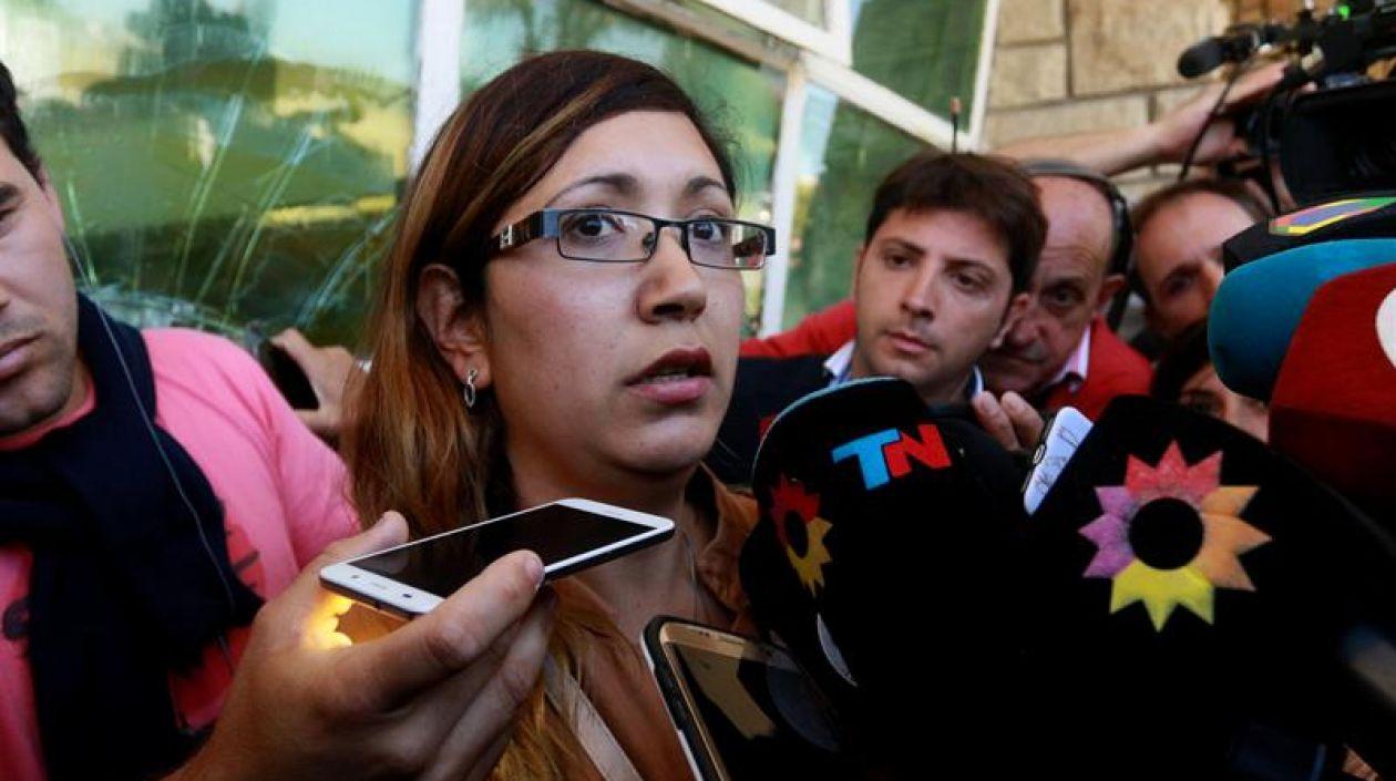 Itatí Leguizamón, esposa de tripulante del submarino.