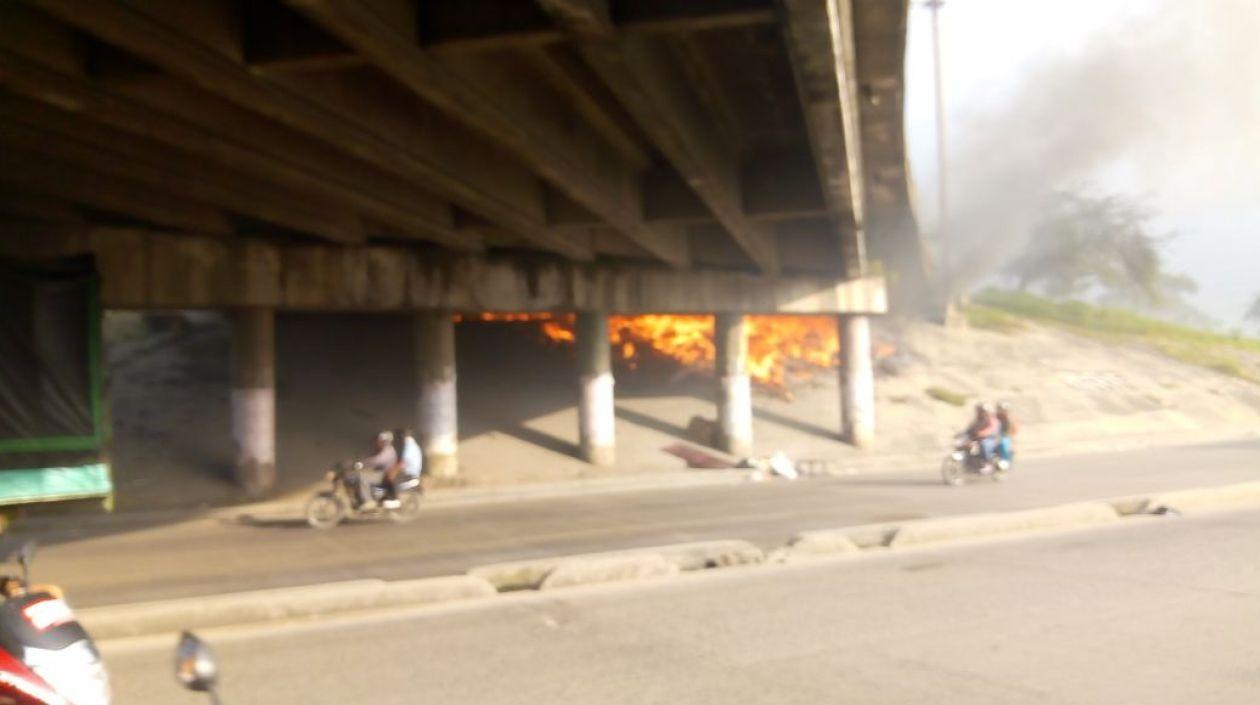 Se desconoce que provocó el incendio. 