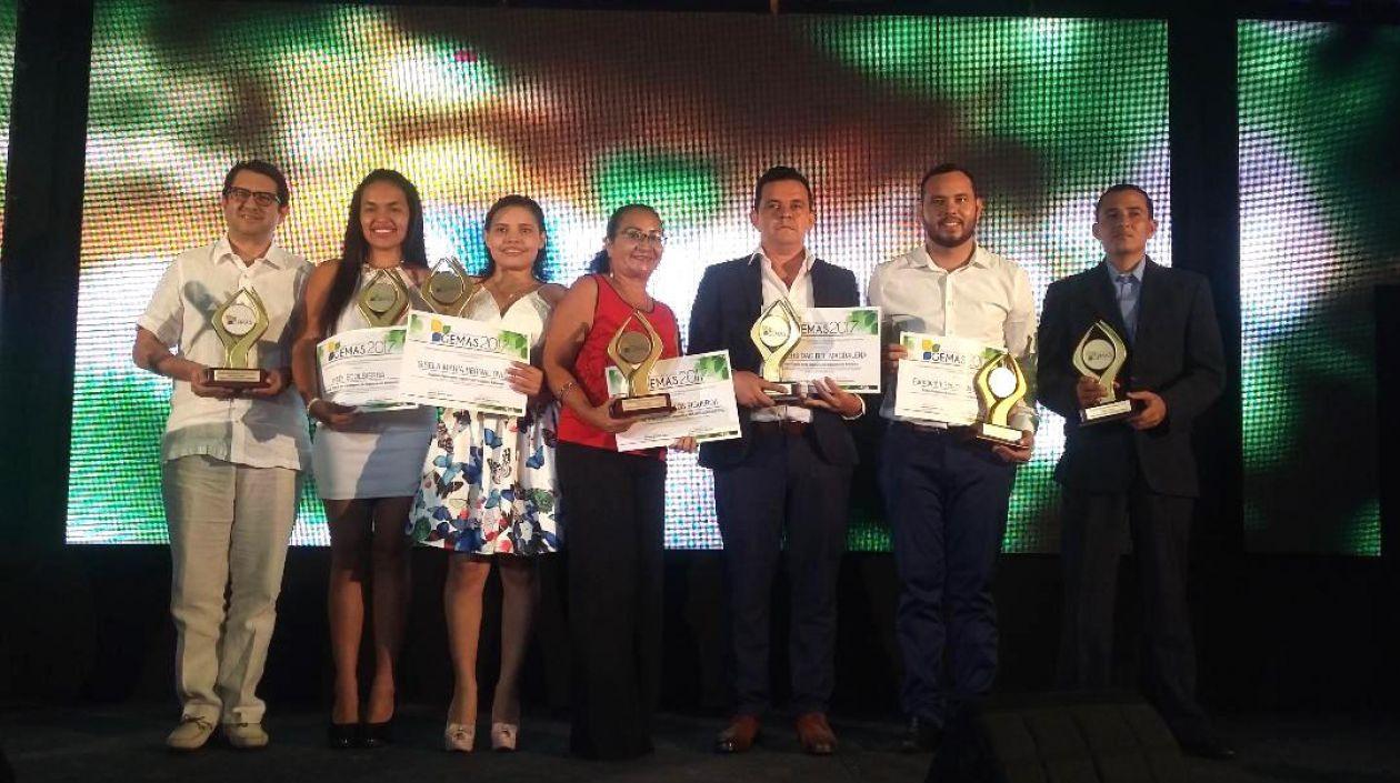 Ganadores de los Premios Gemas 2017.