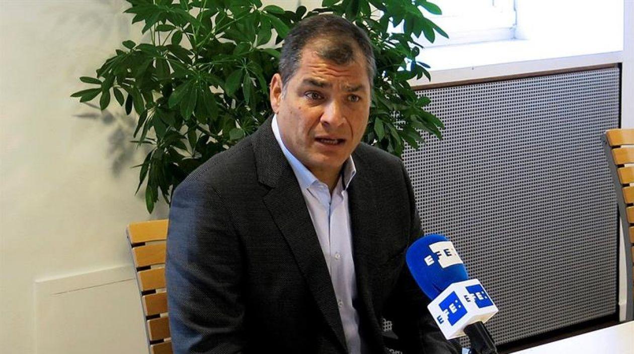 Rafael Correa, expresidente de Ecuador.