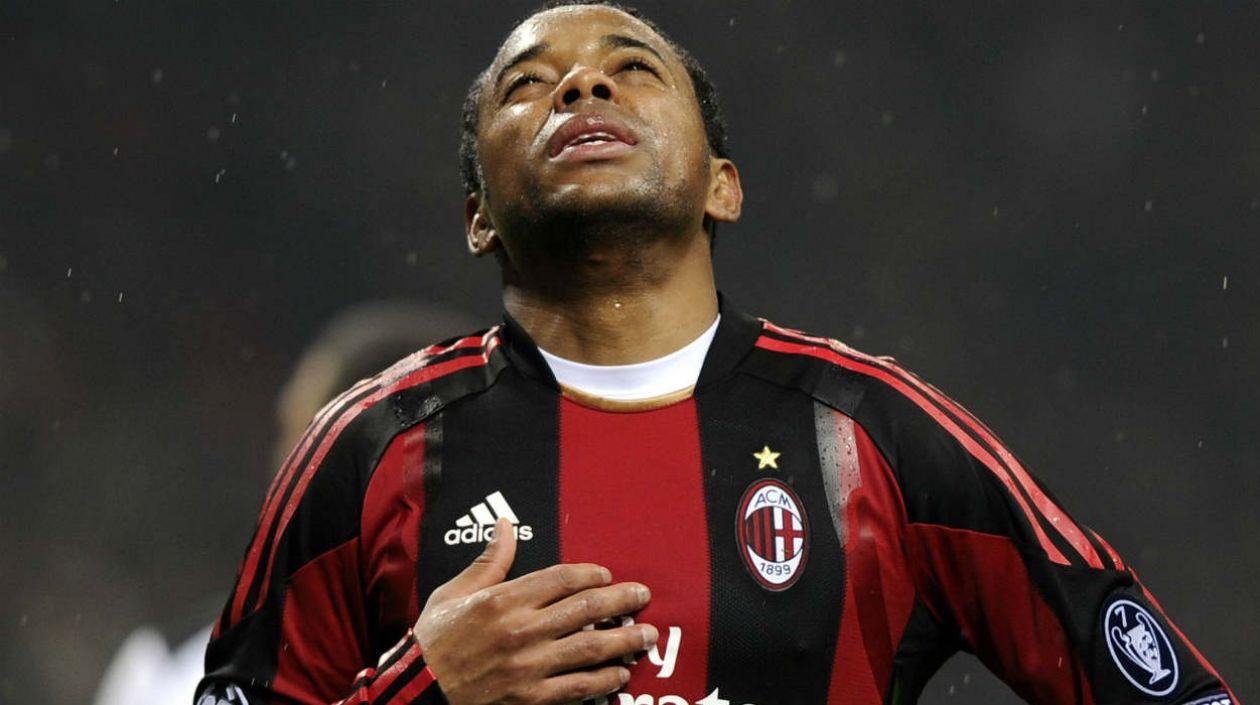 Robinho, delantero brasileño. 