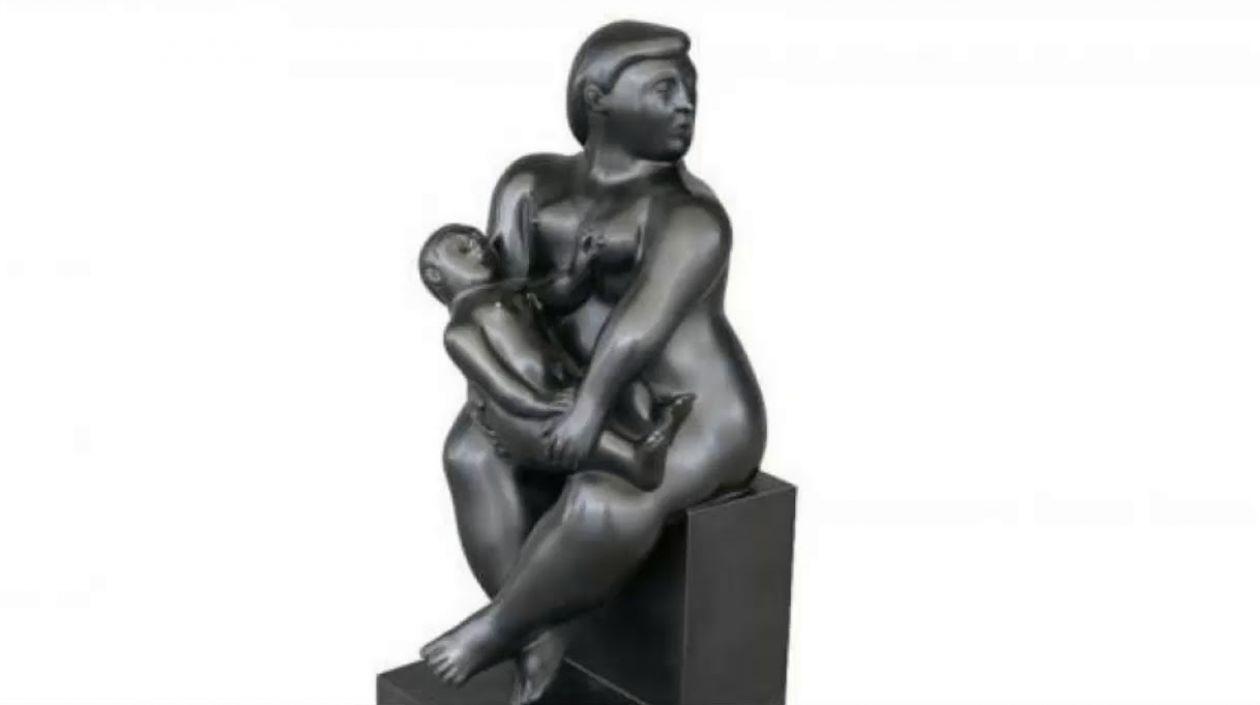 Escultura de Botero robada.