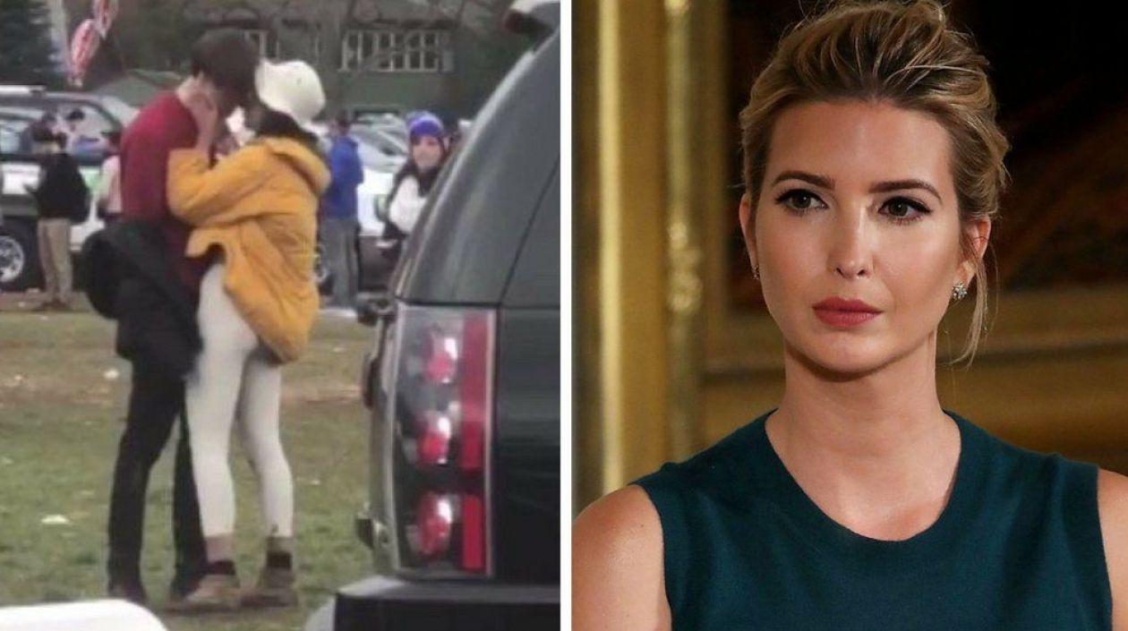 En la foto, Malia Obama y su novio. En la otra, Ivanka Trump.