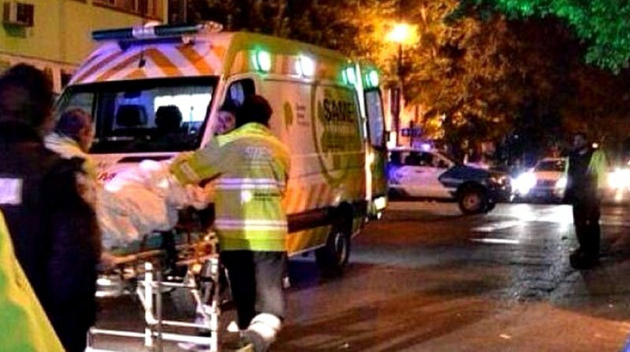 Los heridos son atendidos en diferentes centros asistenciales.