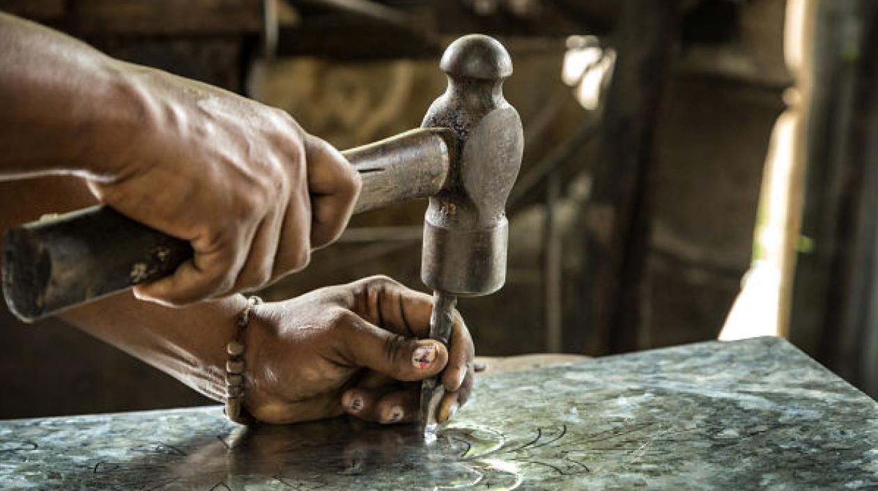 Una foto de la muestra que se verá en Cartagena en  la Casa del Inquisidor.
