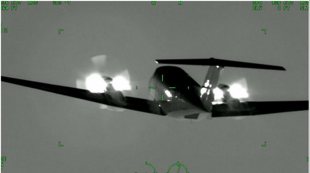 Aeronave detectada por Colombia y desviada a Guatemala donde fue inmovilizada en tierra.