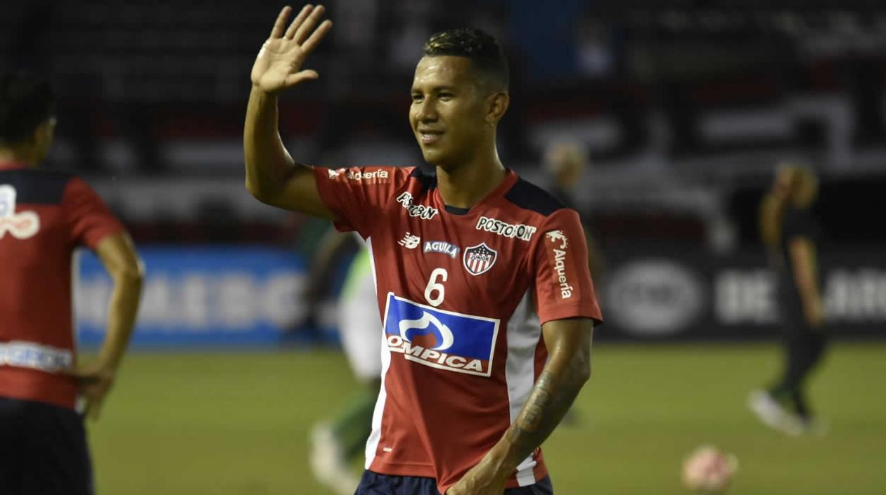 James Sánchez, volante de Junior. 