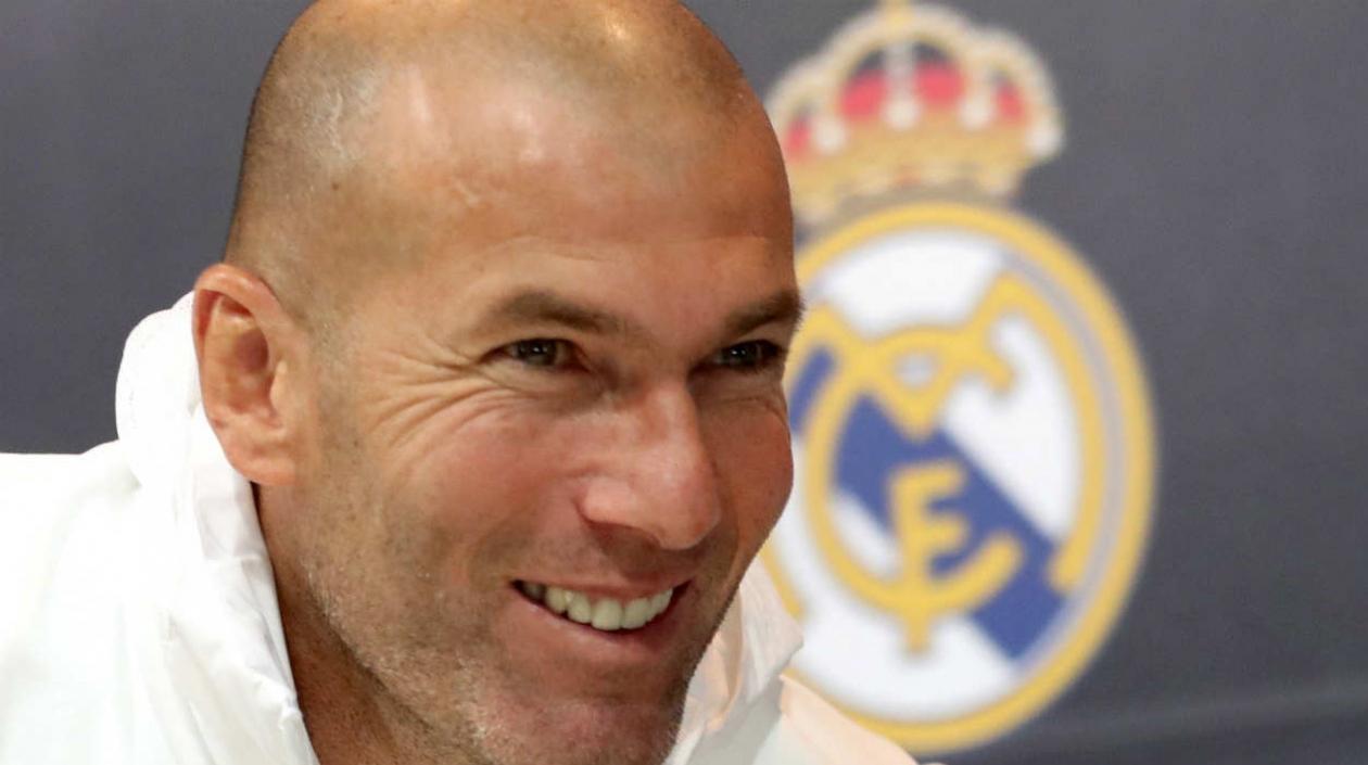 Zinedine Zidane, técnico del Real Madrid. 