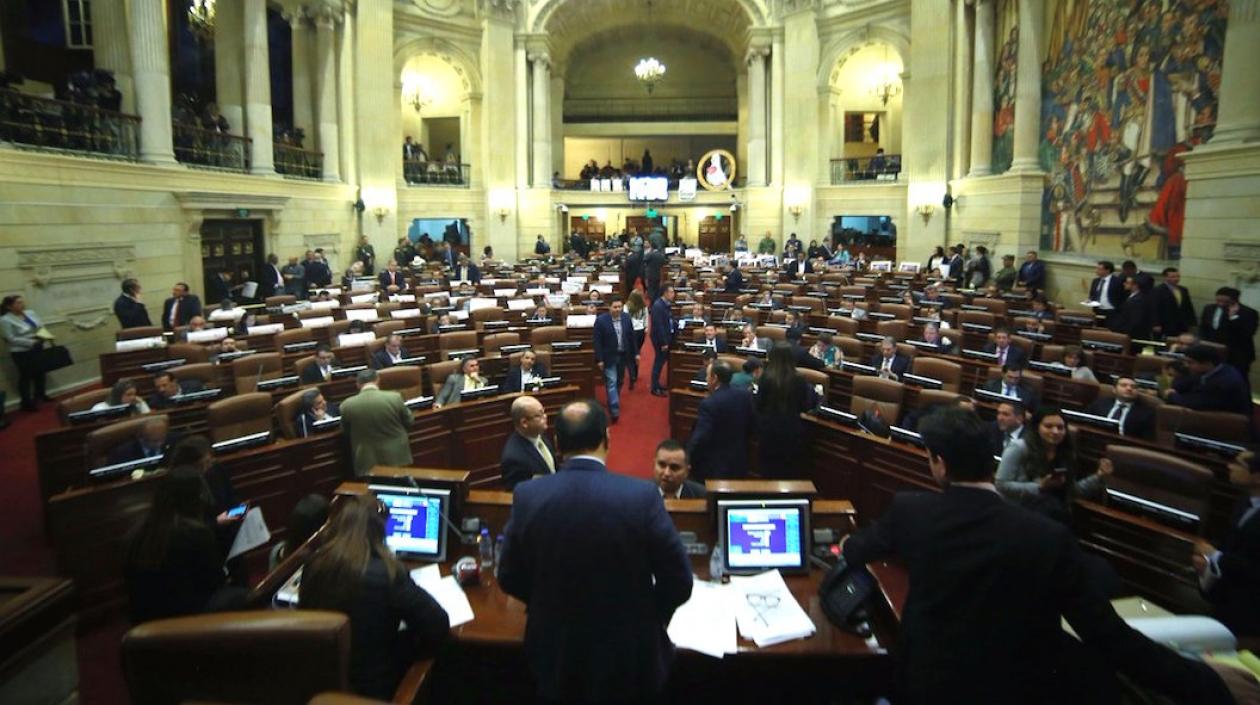 Plenaria de la Cámara de Representantes.