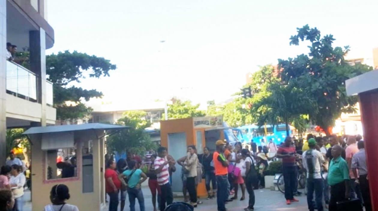 Ambiente del edificio Galaxia en Santa Marta, lugar donde se llevan a cabo las audiencias. 
