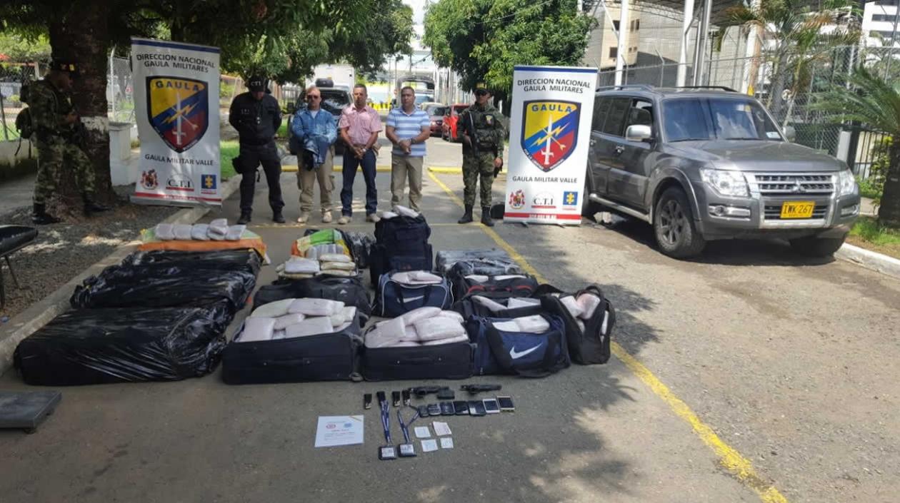 Cargamento de marihuana por vías de Valle del Cauca