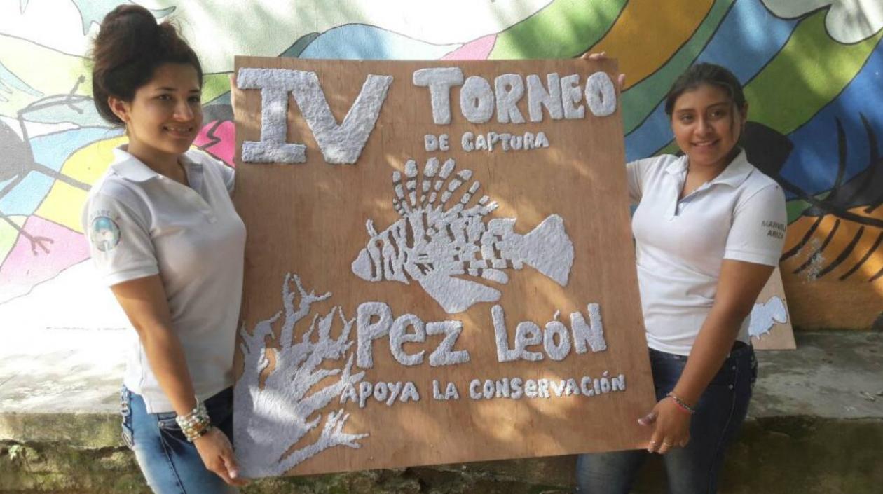Afiche alusivo al torneo de captura del pez león.