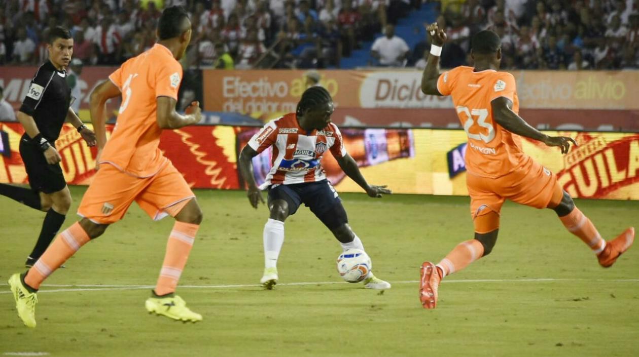 Yimmi Chará, delantero de Junior. 