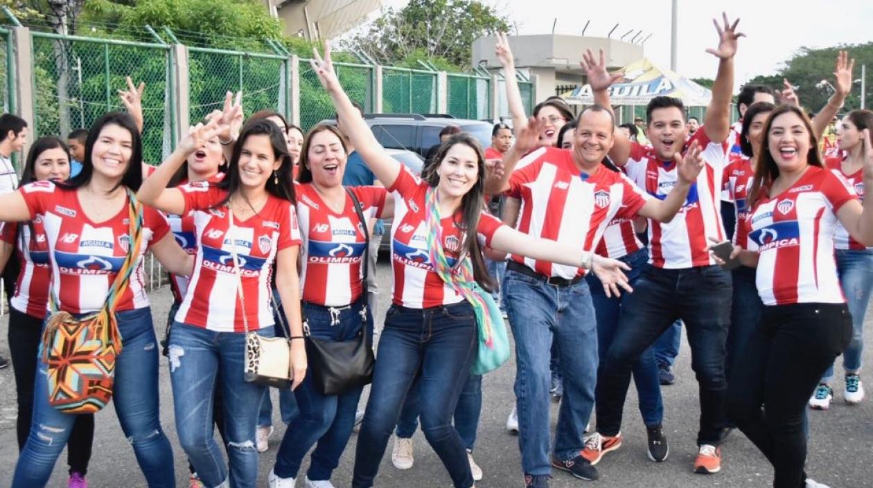 Ambiente del partido de Junior vs Flamengo