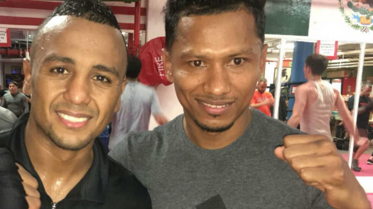 Oscar Negrete y William Urina. 