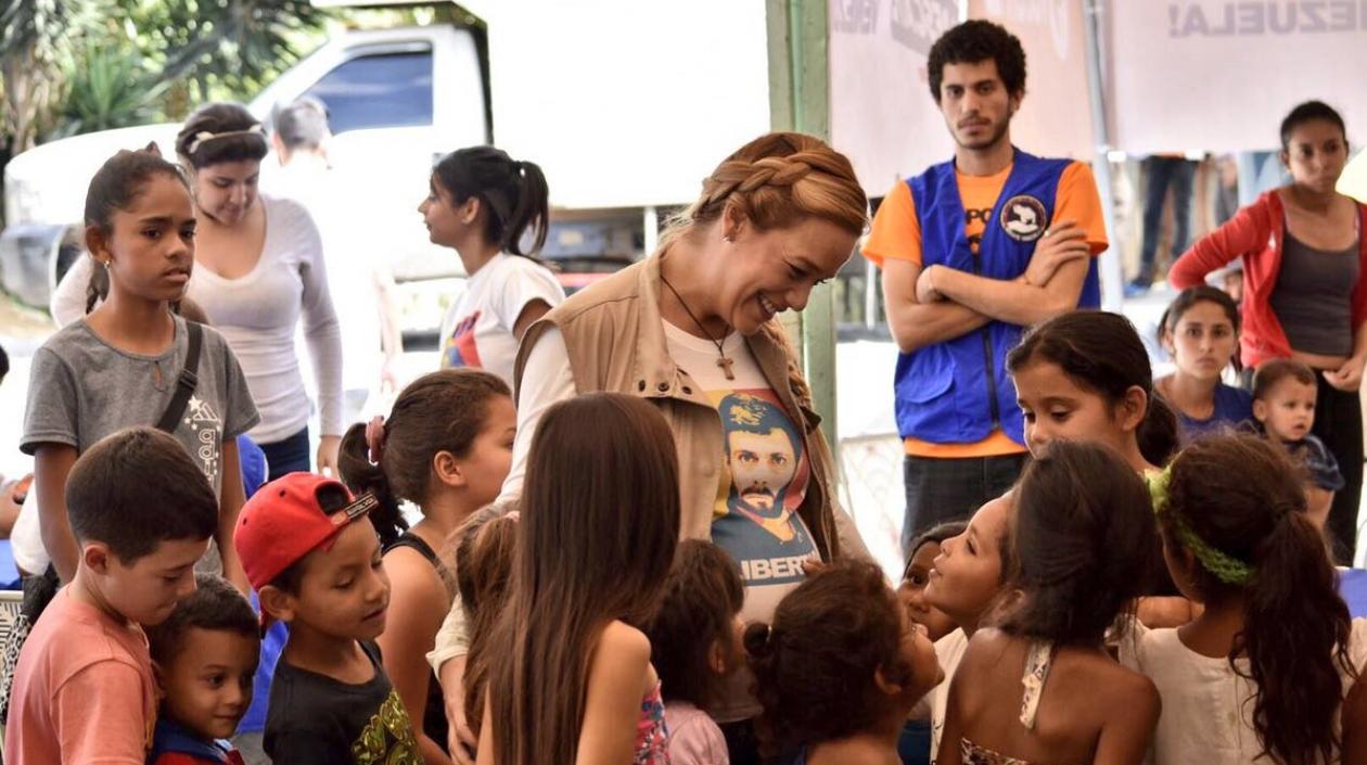 Lilian Tintori, esposa de Leopoldo López.