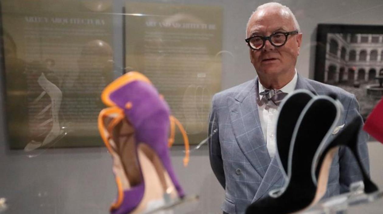 Manolo Blahnik, diseñador de zapatos.