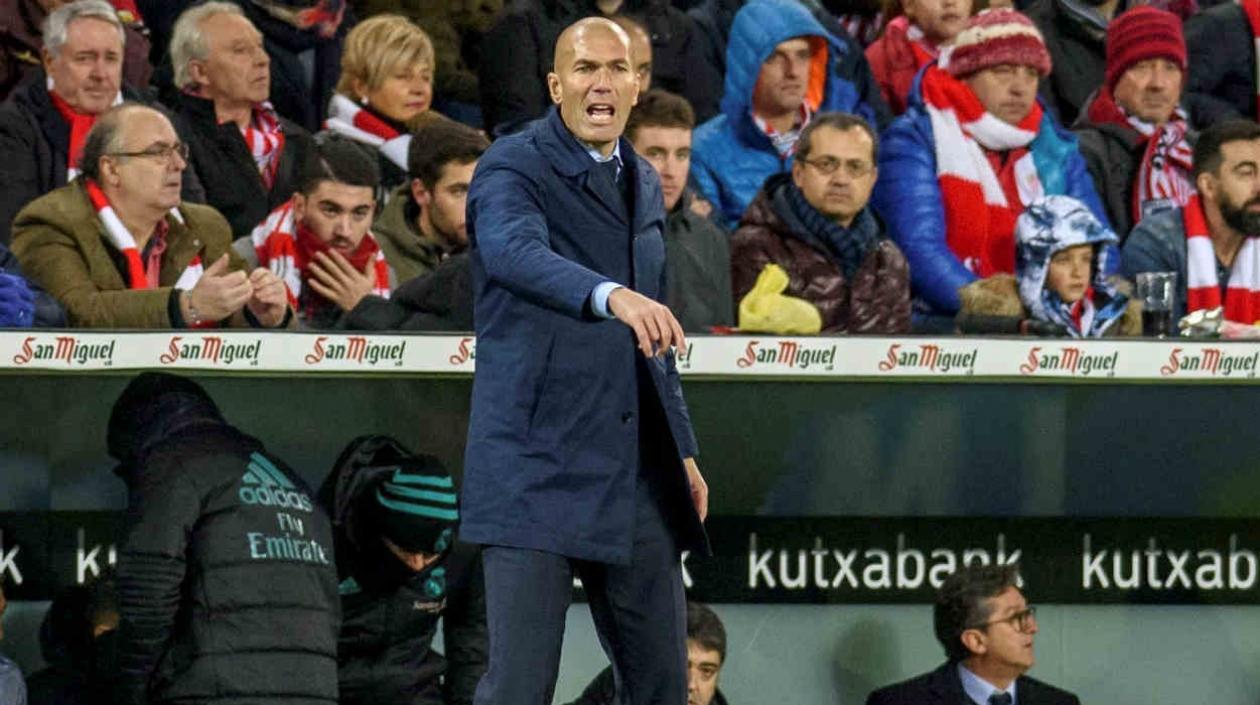 Zinedine Zidane, técnico del Real Madrid. 