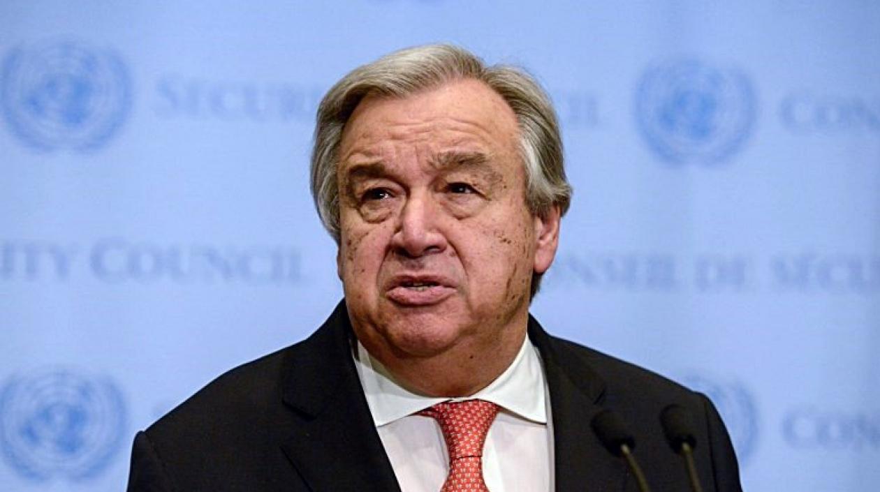 Antonio Guterres, secretario general de la ONU.