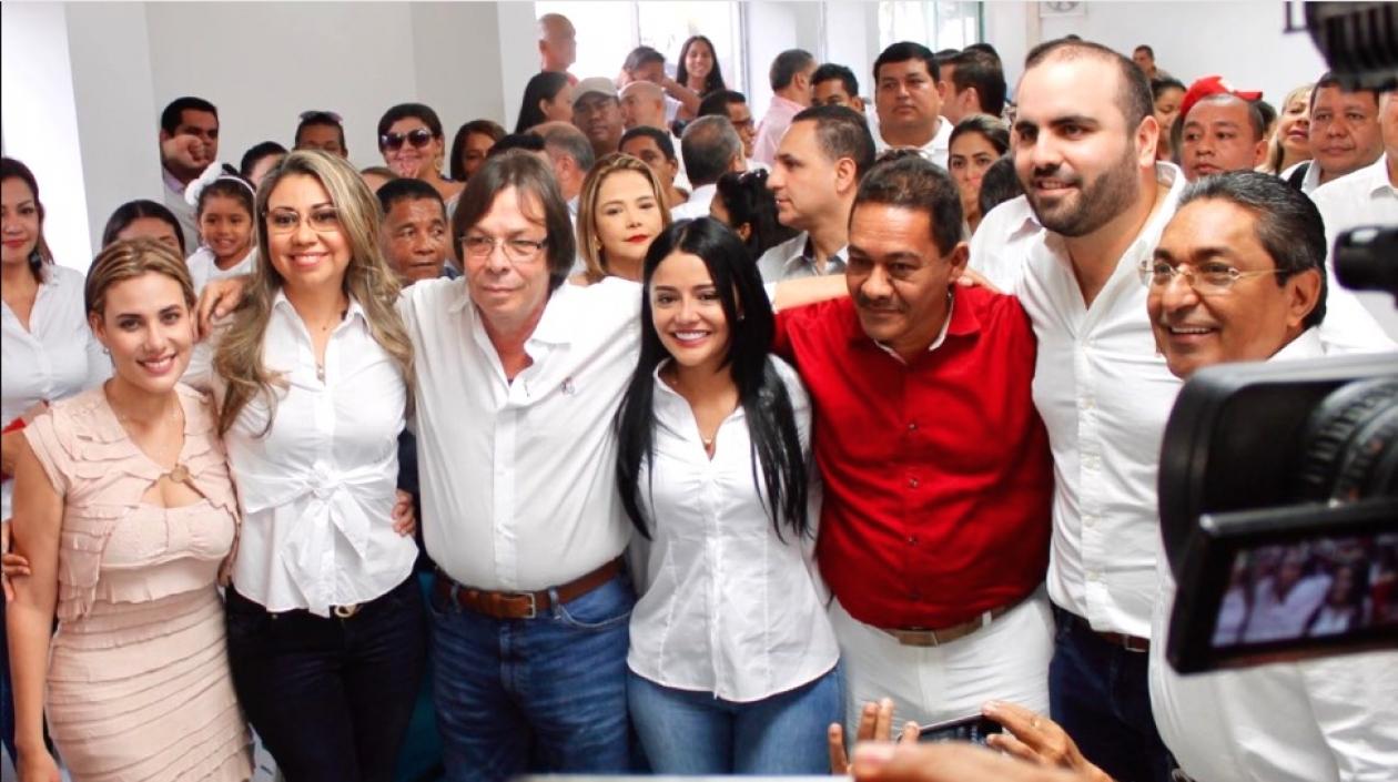 Milagros Sarmiento, Lilibeth Llinás, César Lorduy, Karina Rojano, Víctor Escorcia, José Amar y Modesto Aguilera.