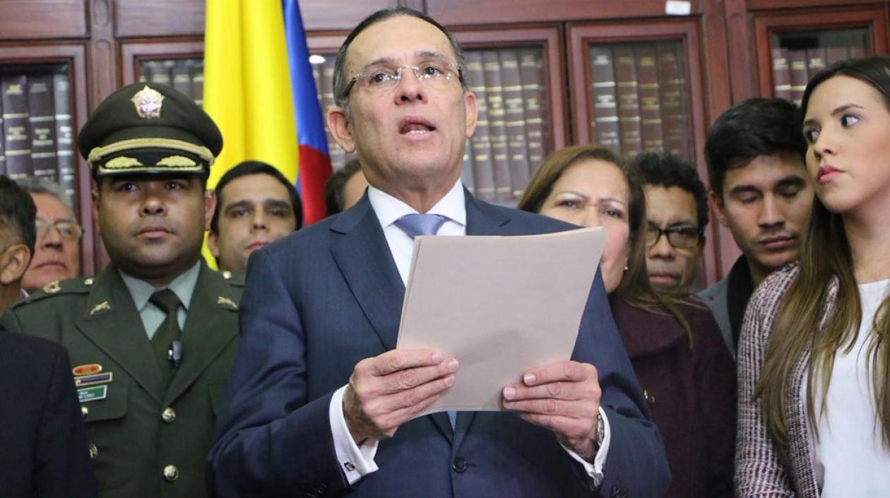 Efraín Cepeda Sarabia, presidente del Senado de la República.