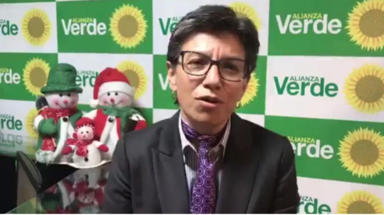 Claudia López, senadora y candidata presidencial.