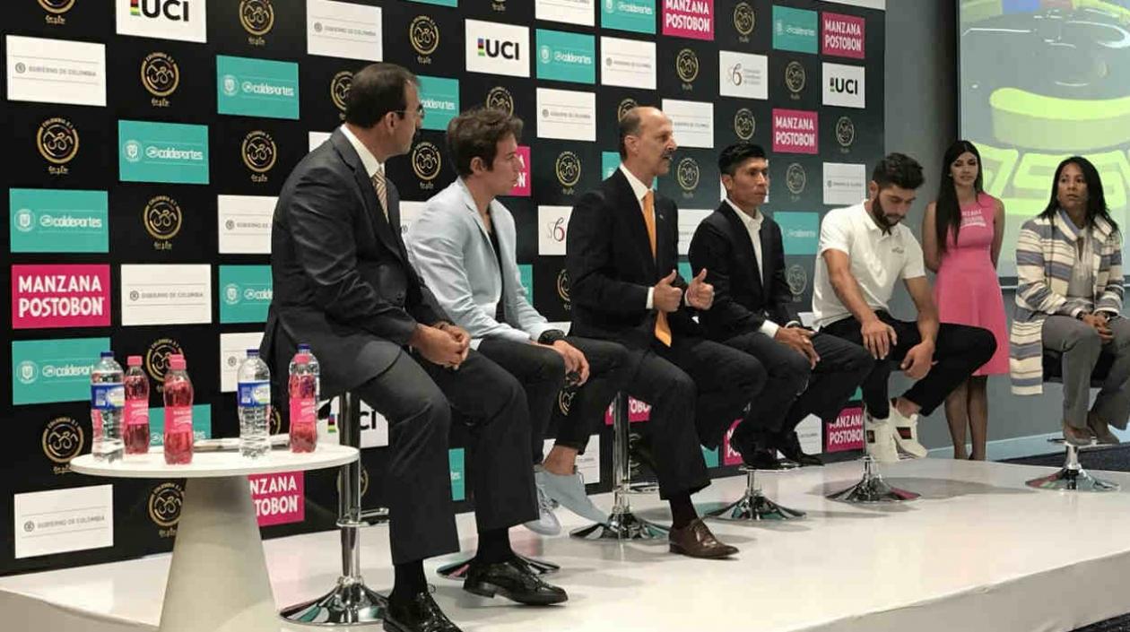 El presidente de la FCC, Jorge Ovidio González durante la presentación de la competencia.