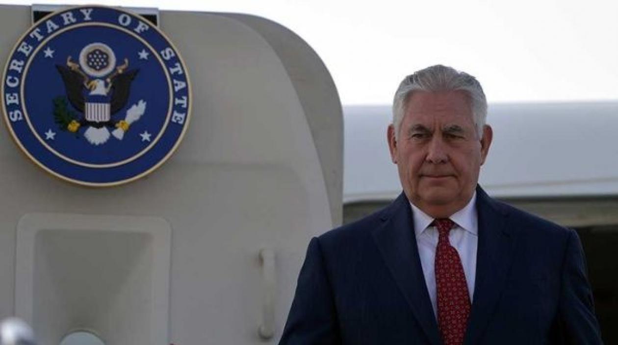 El secretario de Estado de EEUU, Rex Tillerson.