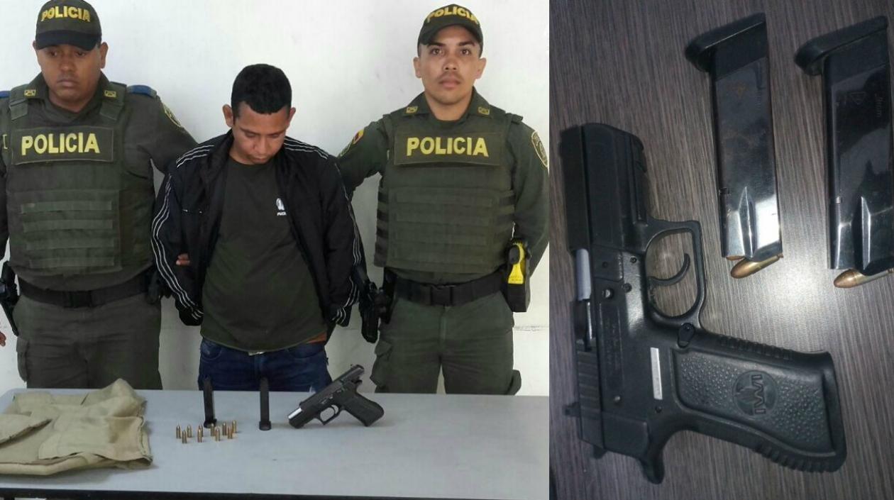 El capturado quedó a disposición de la Fiscalía.