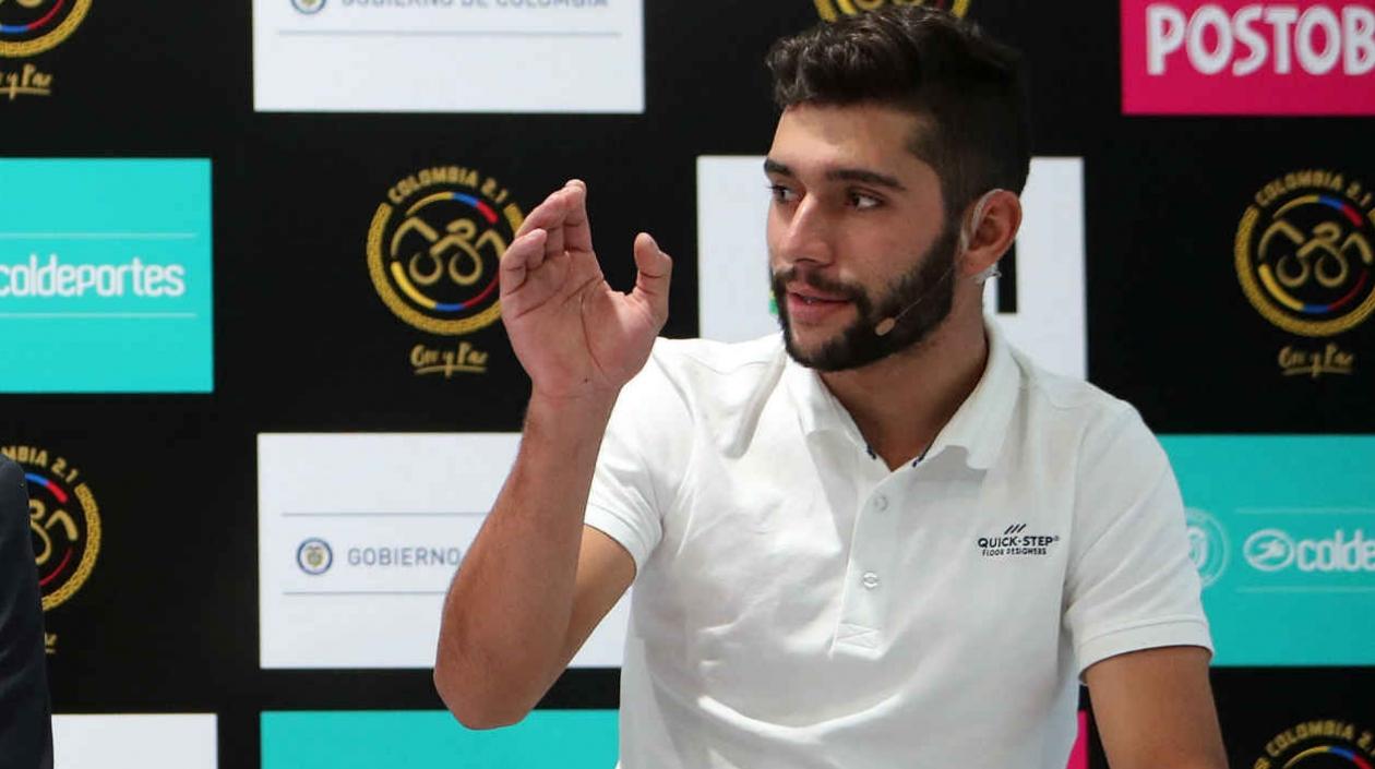Fernando Gaviria, ciclista colombiano. 