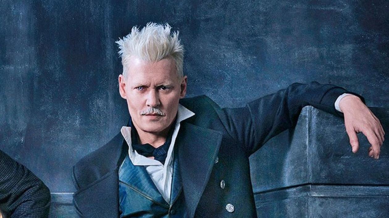 Johnny Depp en el papel de Gellert Grindelwald.