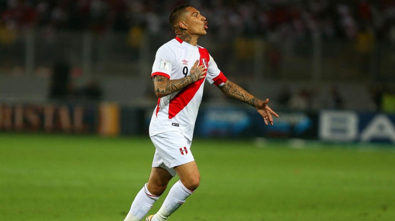 Paolo Guerrero, capitán de la Selección Perú. 