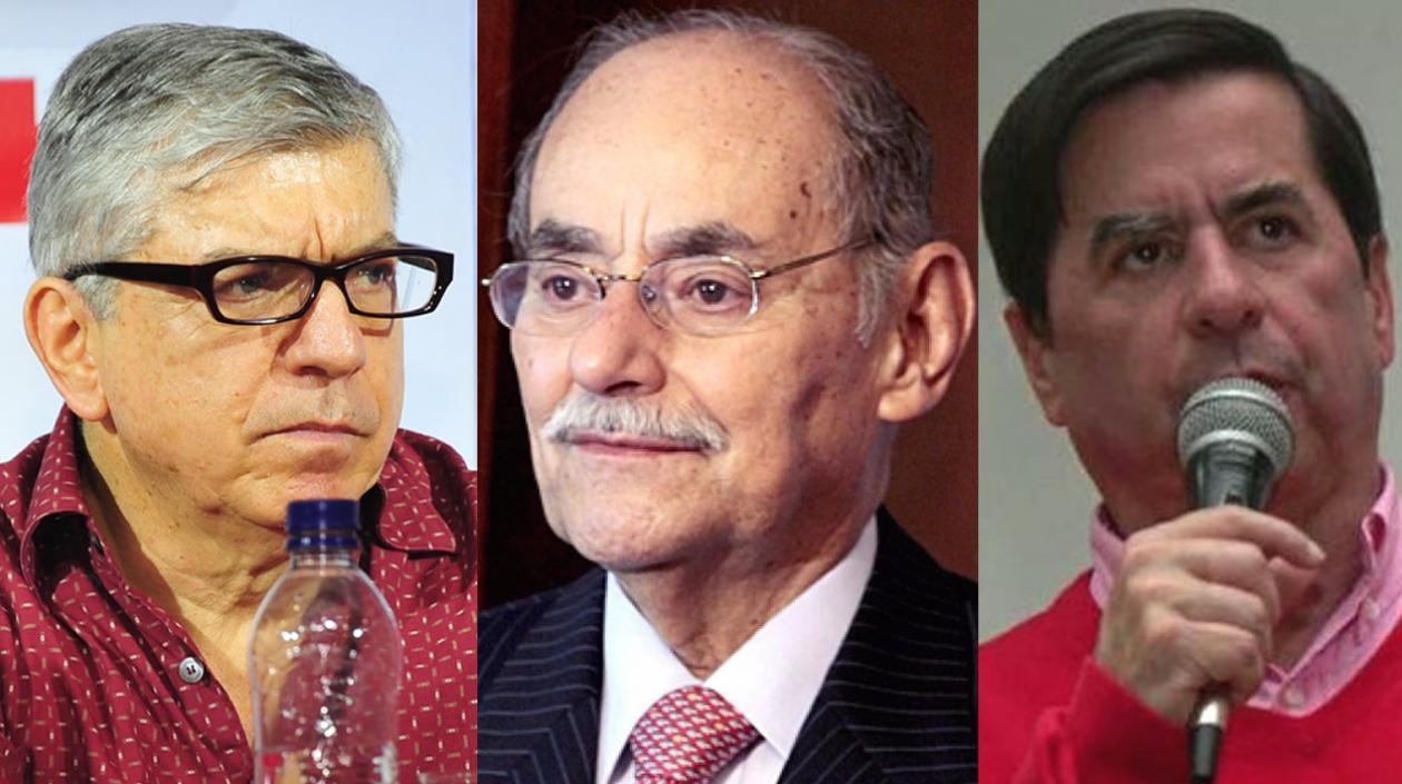 César Gaviria, Horacio Serpa y Juan Fernando Cristo.