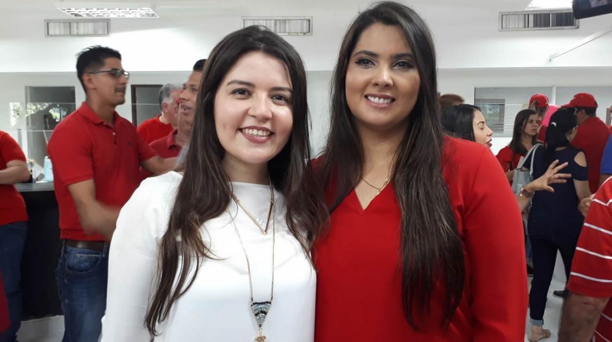 Jezmi Barraza y Laura Fortich