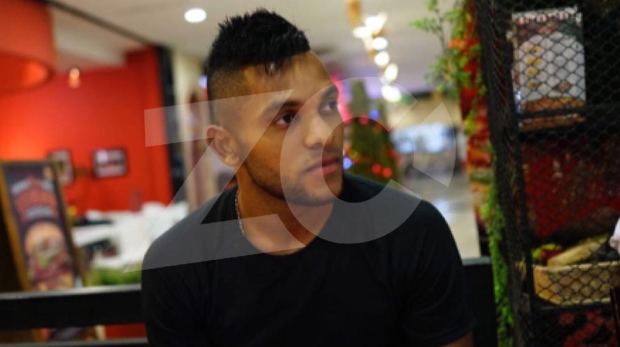 Miguel Ángel Borja en Barranquilla.