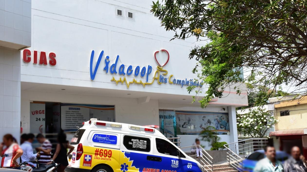 Clínica Vidacoop, en Barranquilla.