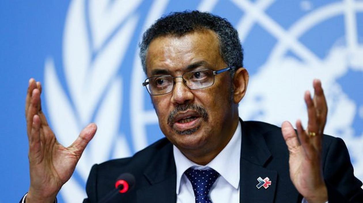 Director general de la OMS, Tedros Adhanom Ghebreyesus.