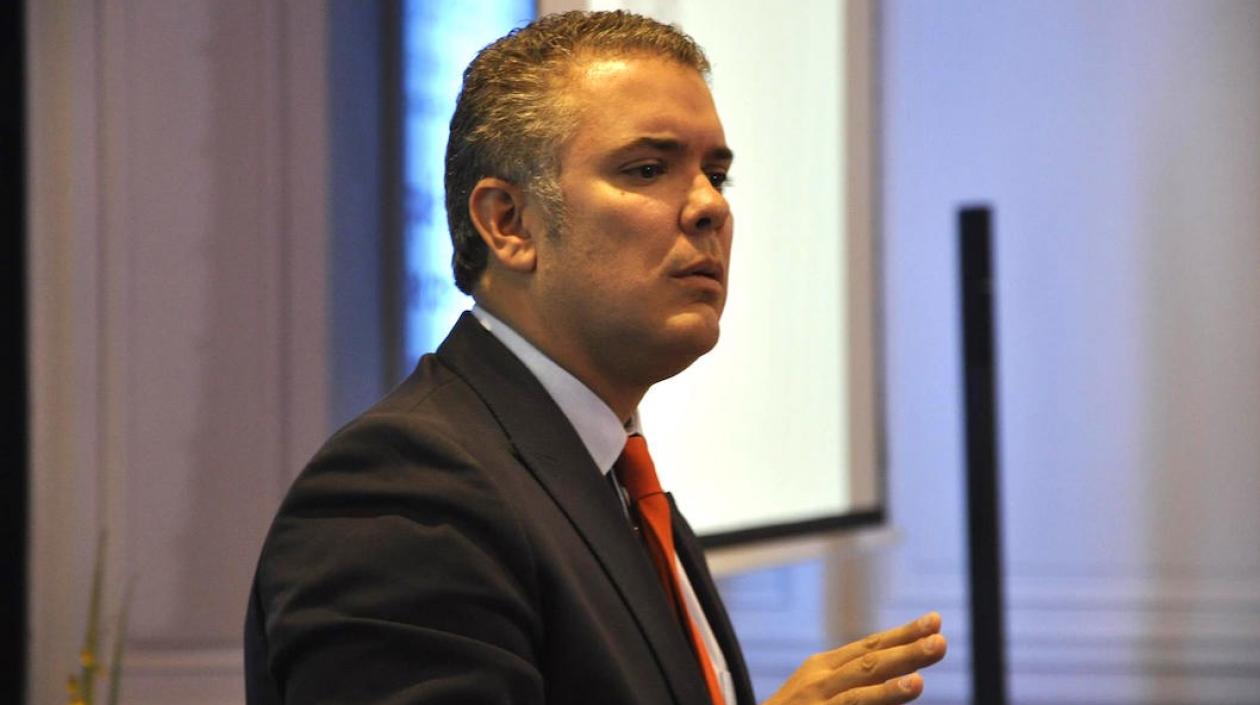 Iván Duque, candidato presidencial por el Centro Democrático.