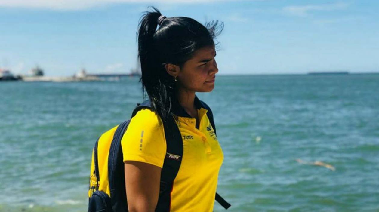 Shanne Torres, karateca del Team Barranquilla. 