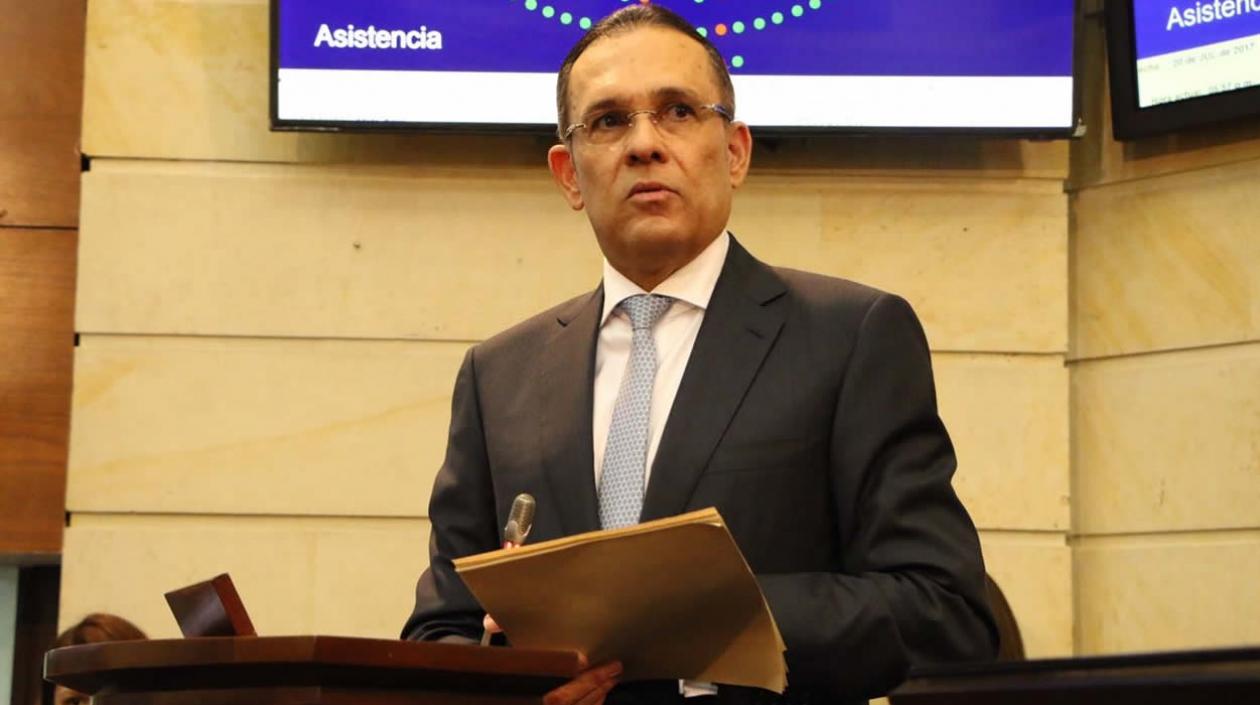 Presidente del Senado Efraín Cepeda