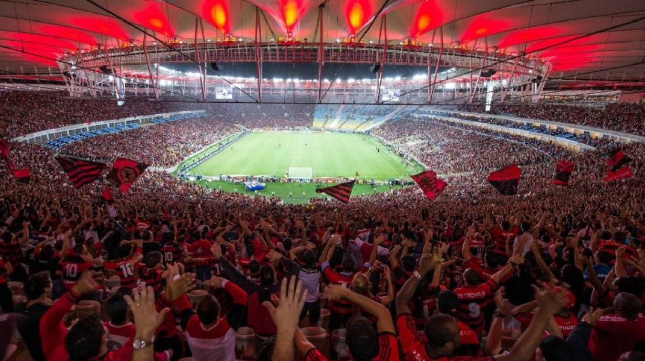 Hinchada del Flamengo.