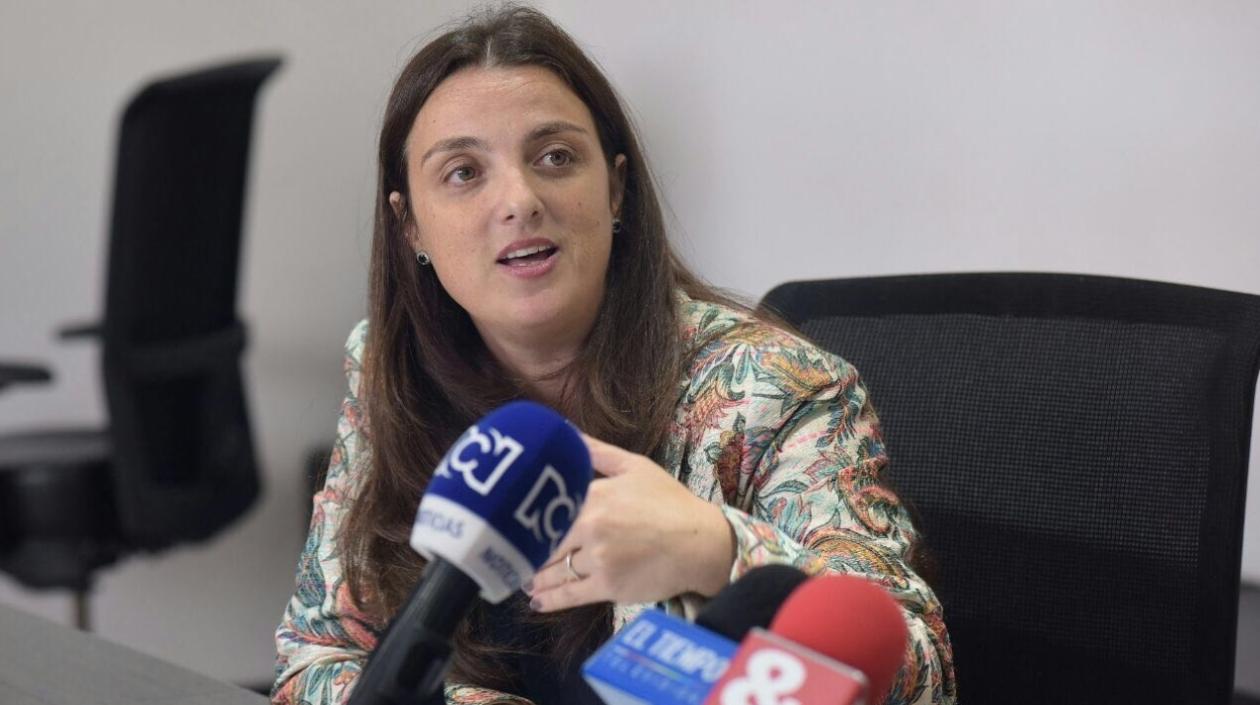 La Directora del ICBF, Karen Abudinen Abuchaibe