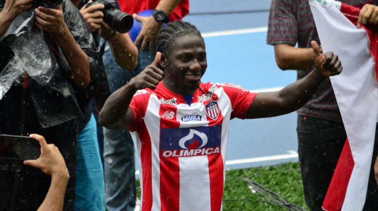 Yimmi Chará, jugador del Junior de Barranquilla.